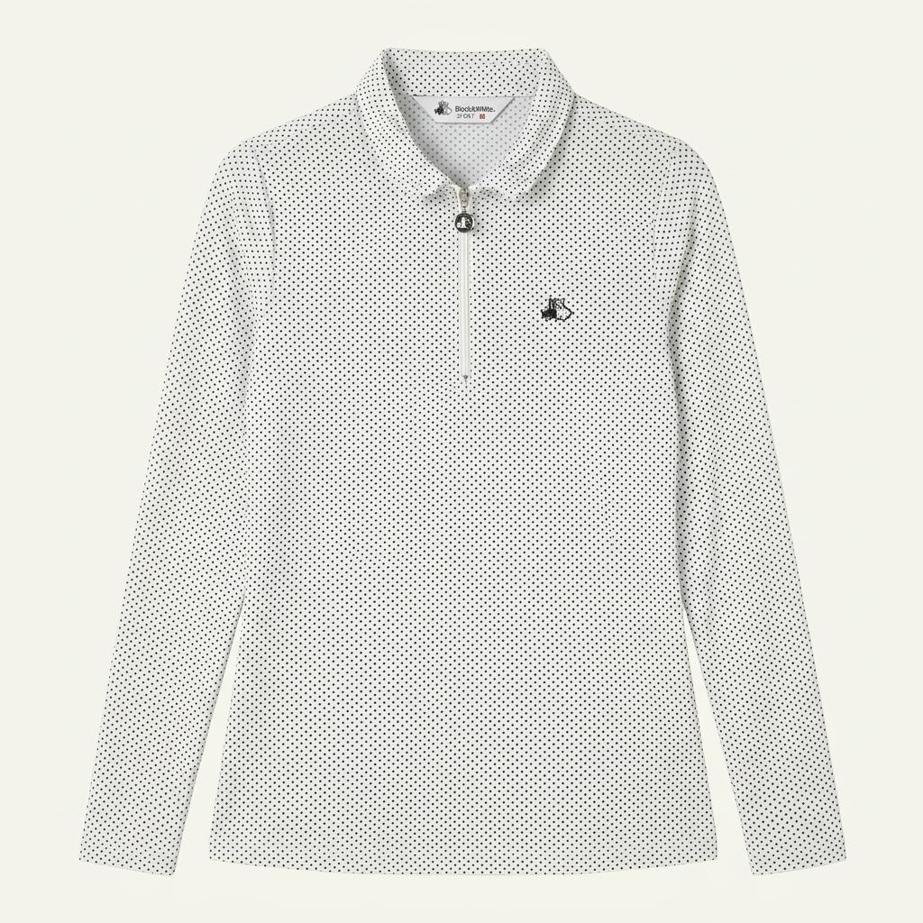 블랙앤화이트 여성 여름 스판 시스루긴팔티 화이트80 (HU38236) 1