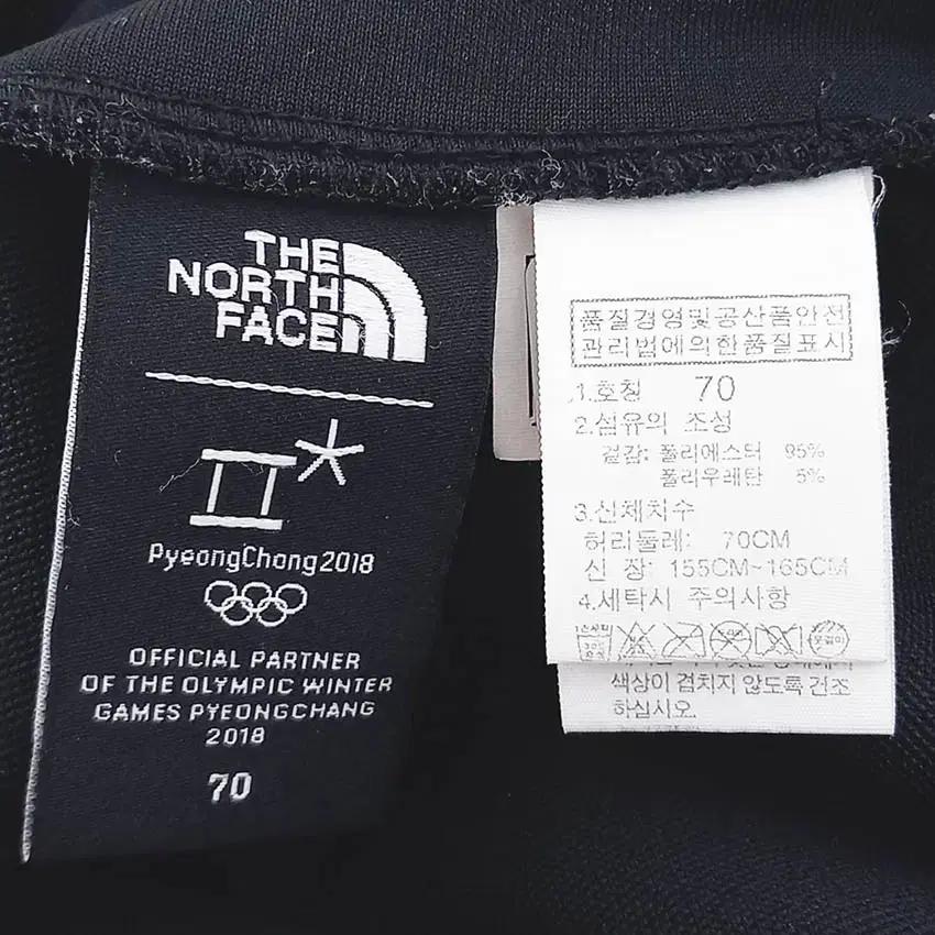 노스페이스 여성 평창올림픽 레깅스팬츠 블랙70 (HU38183) 5