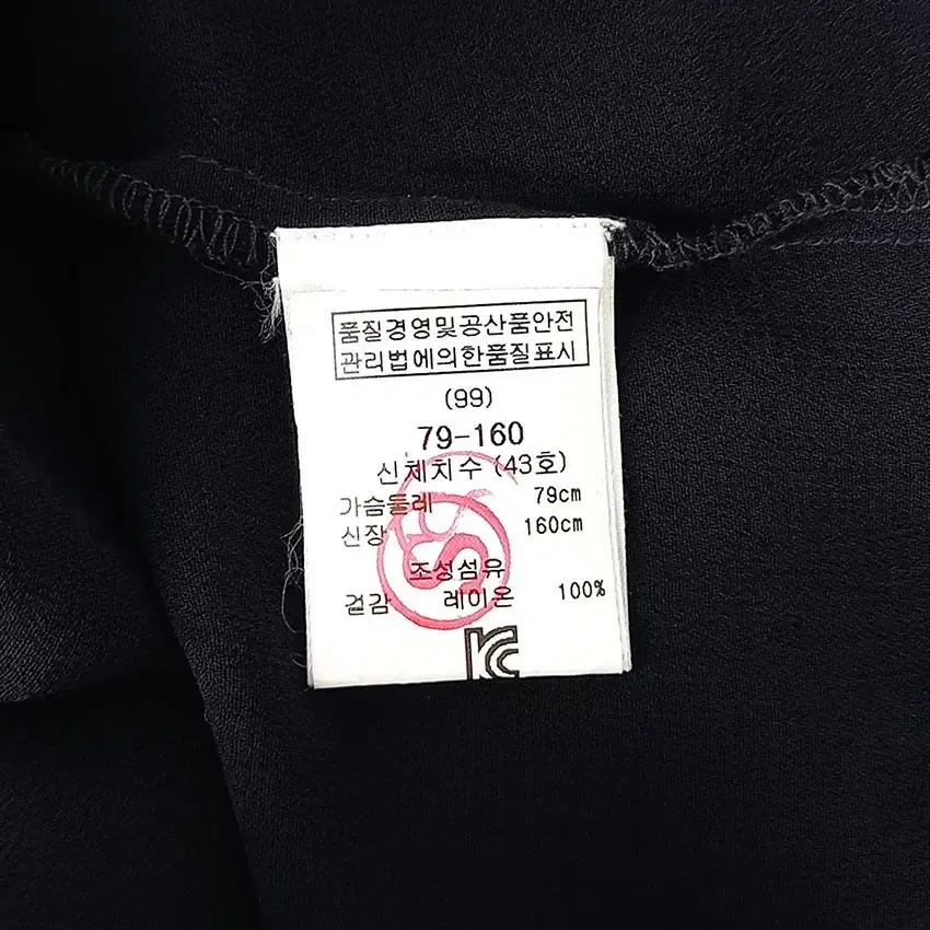 마쥬 여 레이온 리본 시스루 쉬폰 블라우스 블랙79 (HU32149) 8
