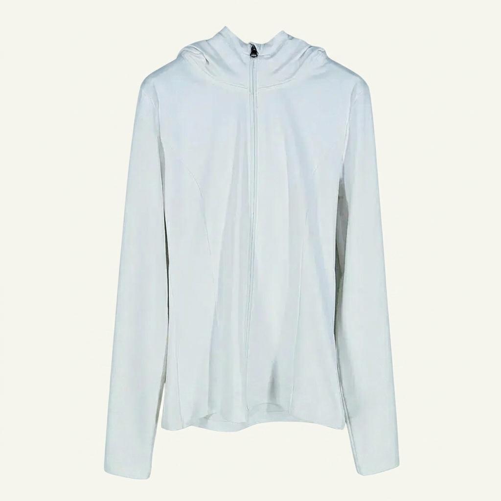 STL 여성 스판 춘추 핏티드 후드집업자켓 화이트 (HU38014) 1