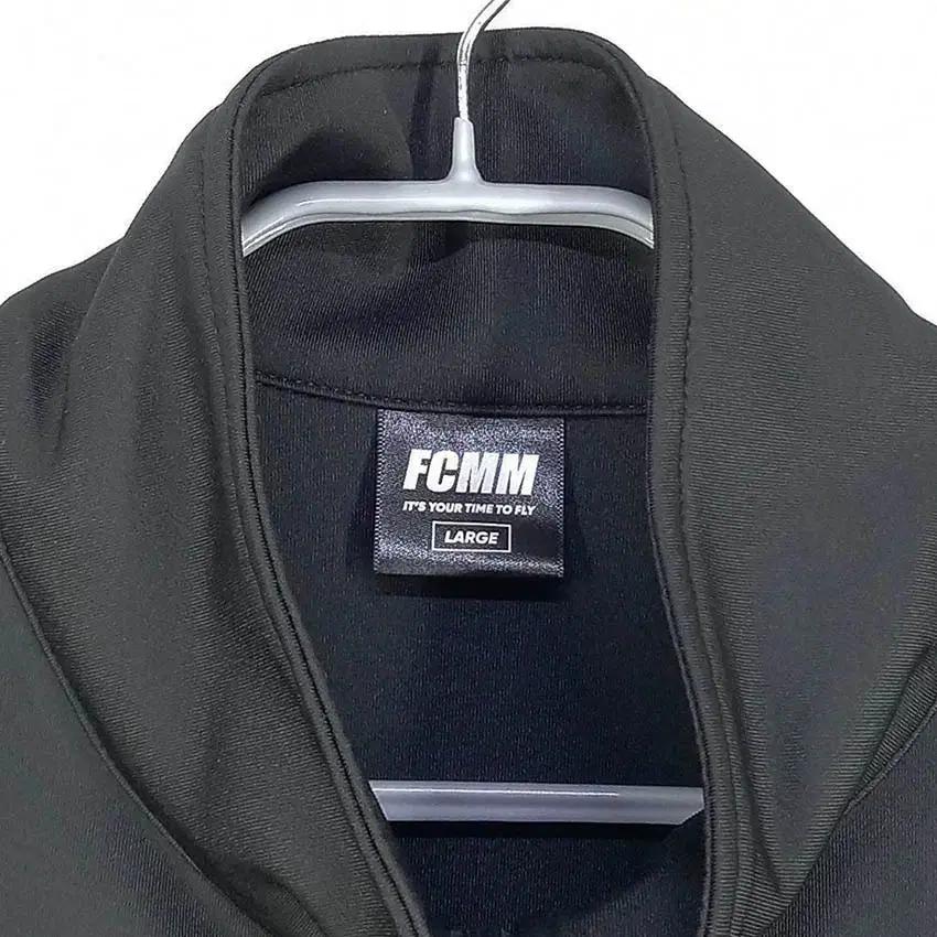 FCMM 남성 로고자수 트레이닝 져지 블랙L (HU37951) 5