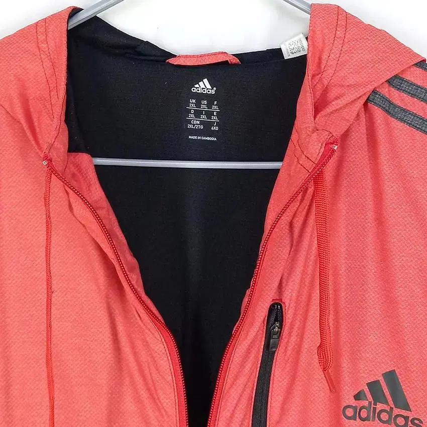 아디다스 남 투배색 후드 바람막이 레드2XL (HU29239) 7
