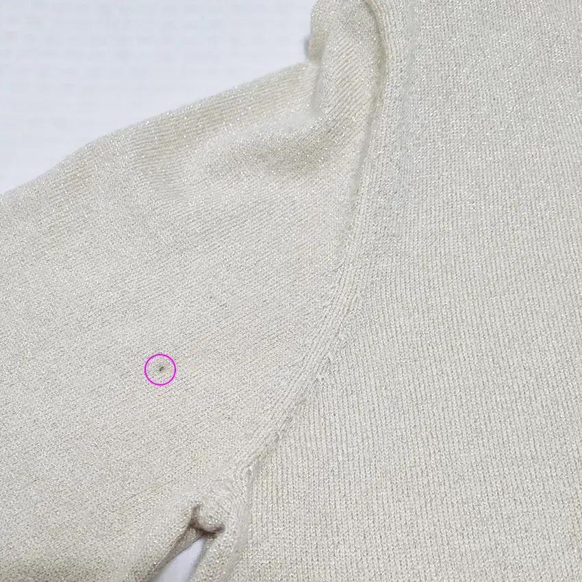 아테스토니 여성 춘추 펄 니트티 연베이지100 (HU37868) 7