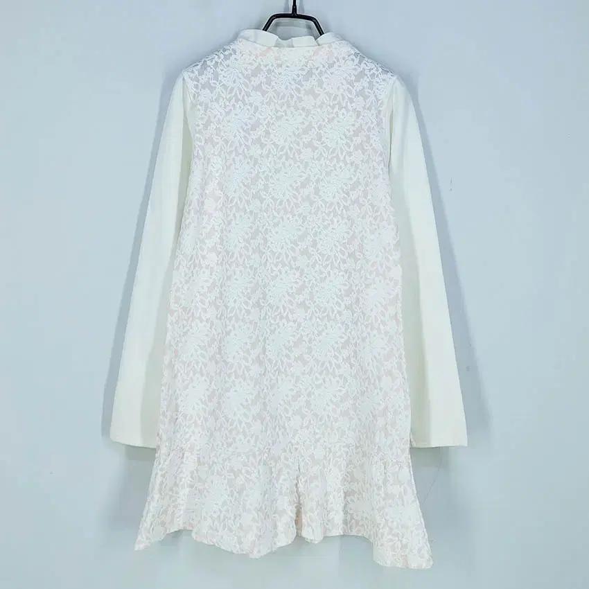 블루레이스 여성 춘추 레이스 스판끼 롱티셔츠 핑크 (HU37778) 3
