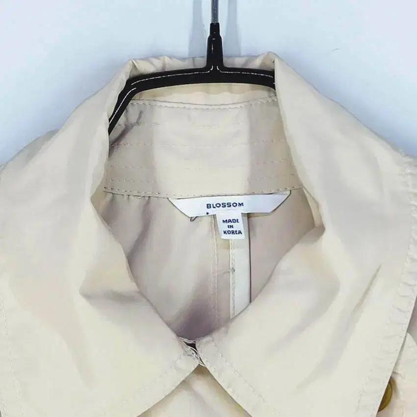블로썸 여성 더블버튼 허리벨트 트렌치자켓 베이지 (HU37746) 5