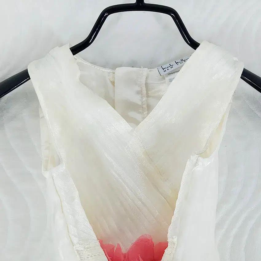 빈티지 아동 샤 민소매원피스 아이보리3T (HU37666) 4
