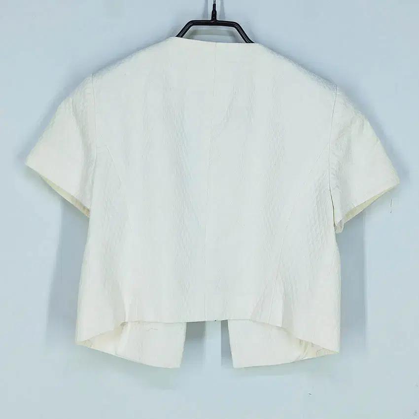 로프트 여성 비즈데코 오픈형 반팔 숏자켓 아이보리0 (HU37625) 3