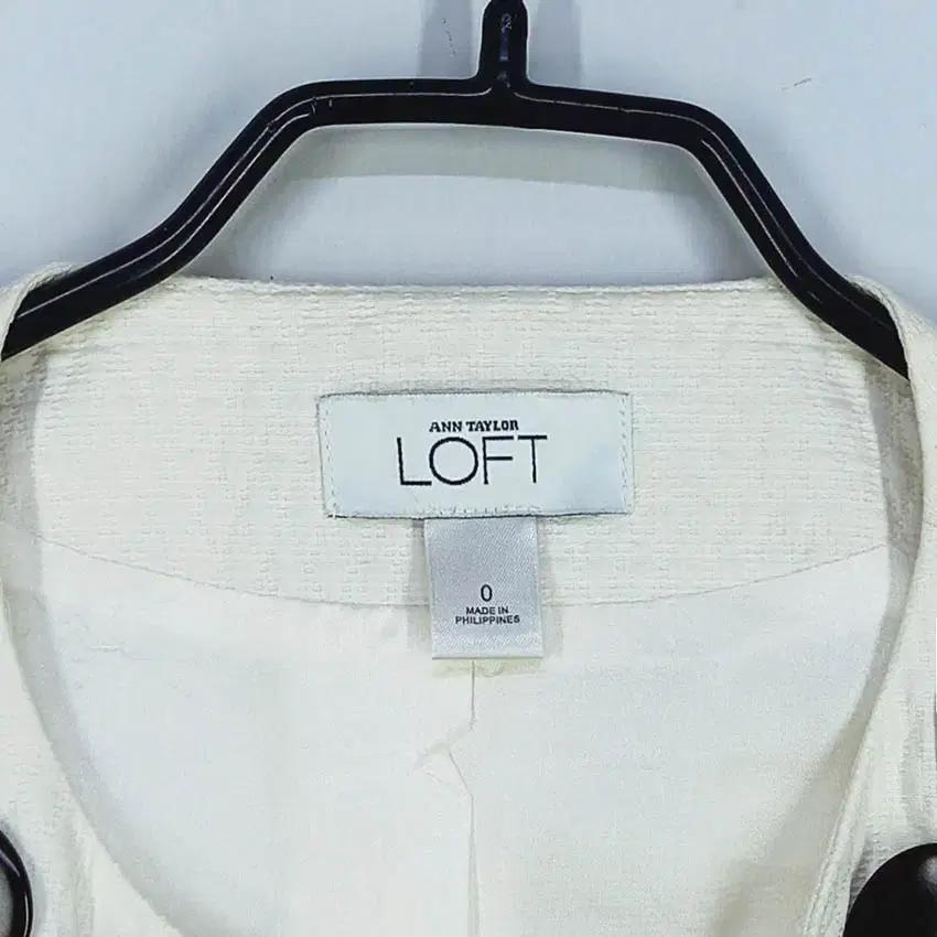 로프트 여성 비즈데코 오픈형 반팔 숏자켓 아이보리0 (HU37625) 5