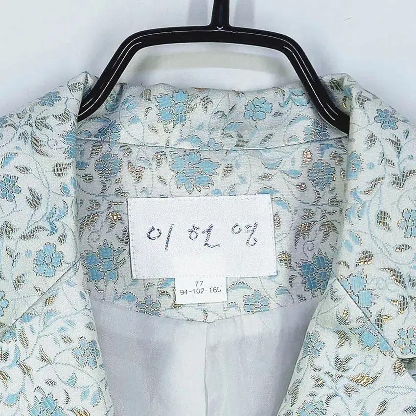 이헌영 여성 자카드 플라워 춘추자켓 연블루94 (HU37545) 5