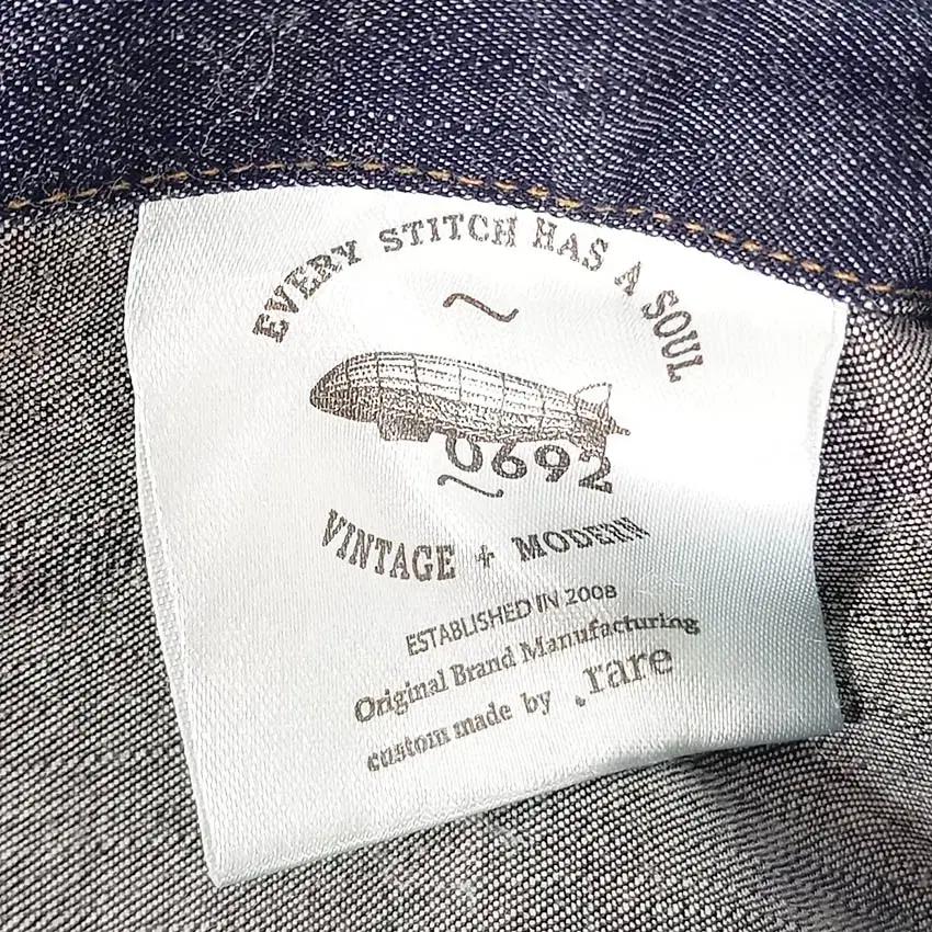 RARE 남성 데님 페인팅 셔츠 블루 (HU37509) 6