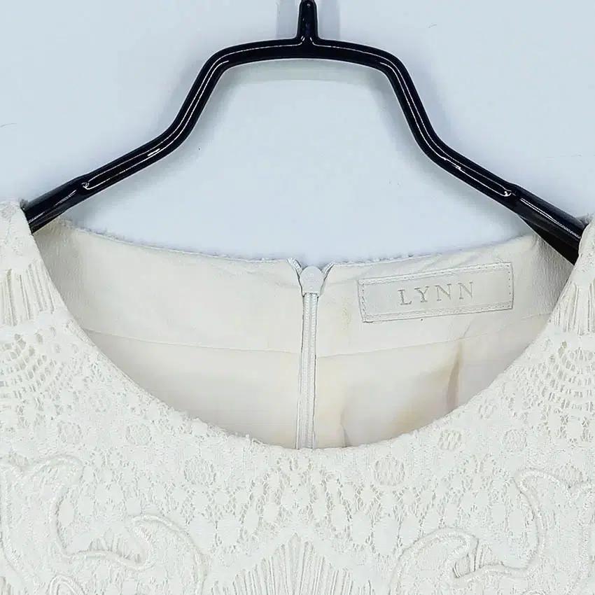 린 여성 춘추 레이스 큐빅 미니원피스 크림 (HU37501) 5