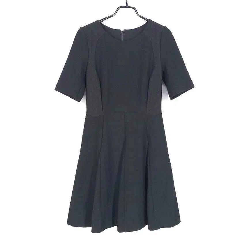 주크 여성 스판끼 5부소매 춘추 미니원피스 블랙 (HU37500) 2