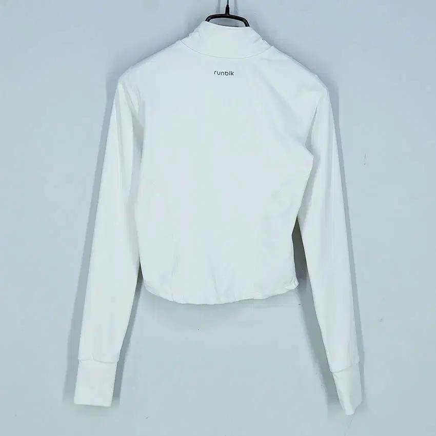 런블랙 여성 암워머 기능성 크롭 집업자켓 화이트XS (HU37487) 3