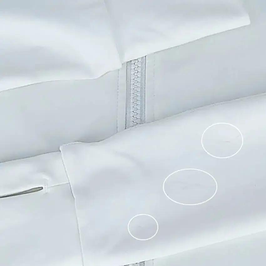 런블랙 여성 암워머 기능성 크롭 집업자켓 화이트XS (HU37487) 8