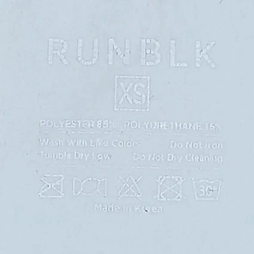 런블랙 여성 암워머 기능성 크롭 집업자켓 화이트XS (HU37487) 5
