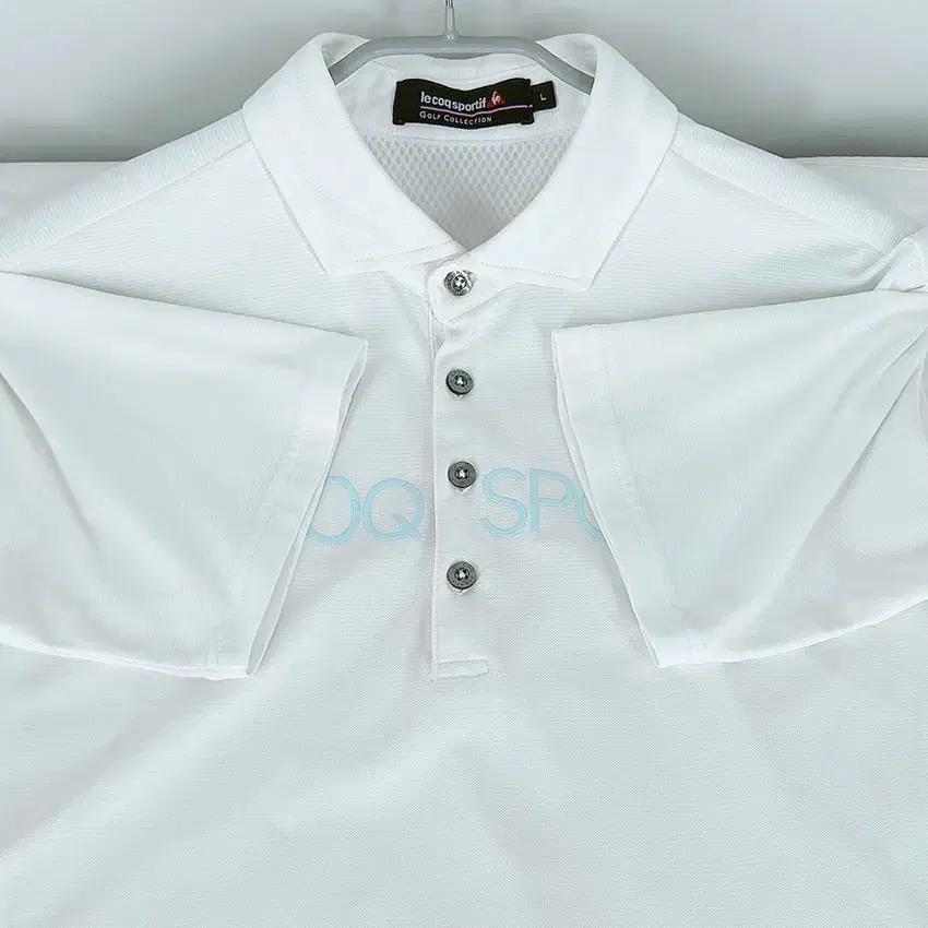 르꼬끄골프 남성 빅로고 카라반팔티 연아이보리L (HU31643) 6