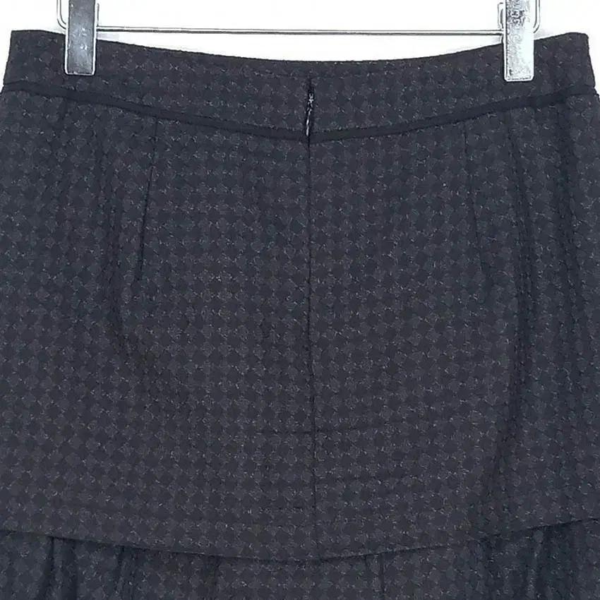 올리브데올리브 레이온혼방 춘추 미니스커트 블랙67 (HU37379) 4
