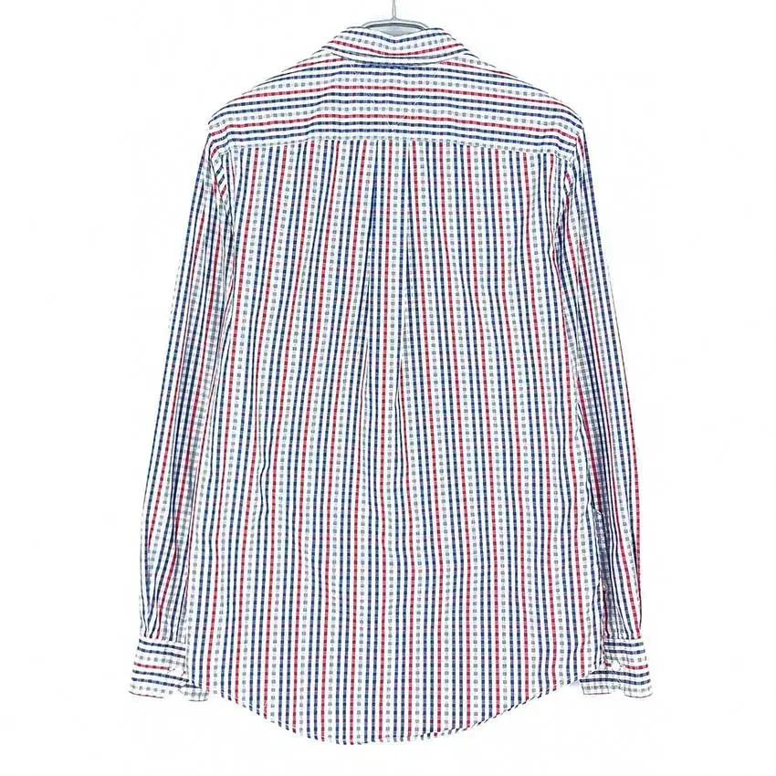 타미힐피거 남성 커스텀핏 체크셔츠 화이트 (HU37359) 3