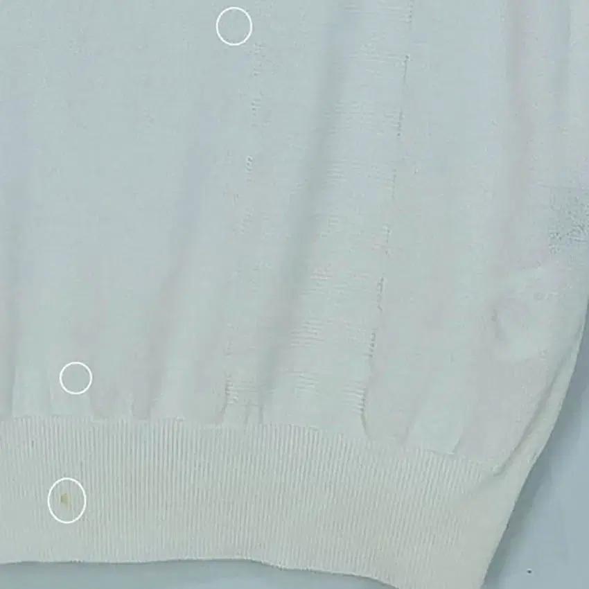 핑 남성 반집업 니트조끼 크림95 (HU37356) 6