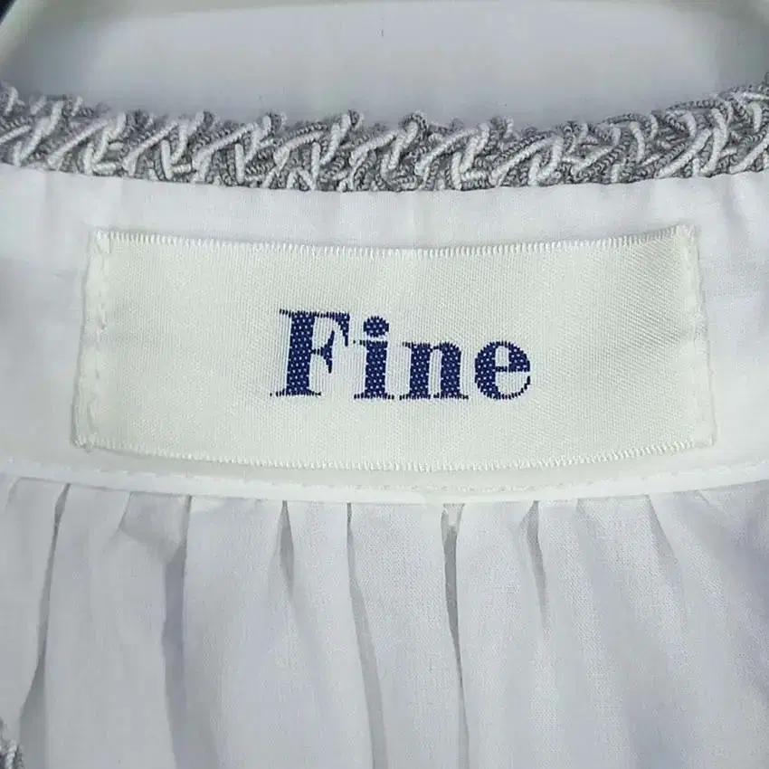 Fine 여 뜨개넥소매 가오리핏 블라우스탑 화이트F (HU17502) 7