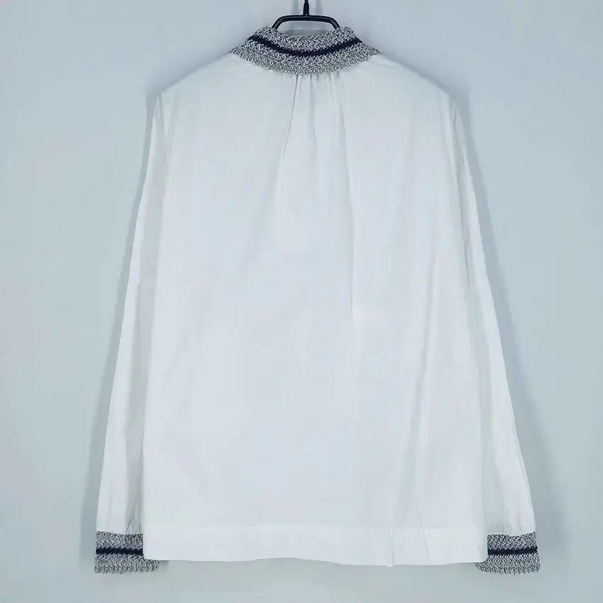 Fine 여 뜨개넥소매 가오리핏 블라우스탑 화이트F (HU17502) 3