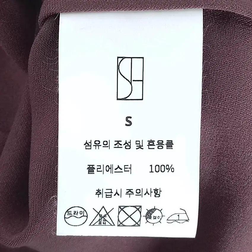 빈티지 여성 춘추 블라우스 브릭퍼플 (HU37142) 6