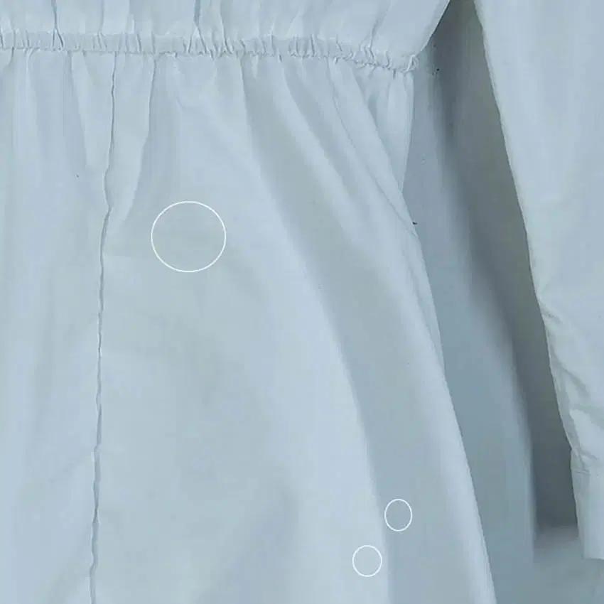 밀스튜디오 여성 허리밴딩 미니원피스 화이트 (HU37130) 8