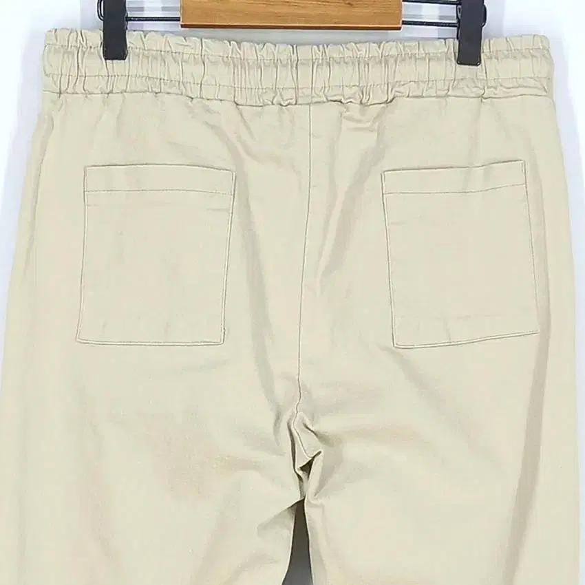 빈티지 남성 면 조거 밴딩팬츠 베이지2XL (HU37038) 4