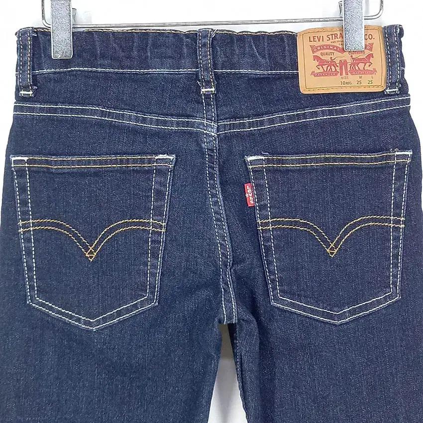 리바이스512 아동 스판 슬림핏 데님팬츠 진청10REG (HU37015) 4