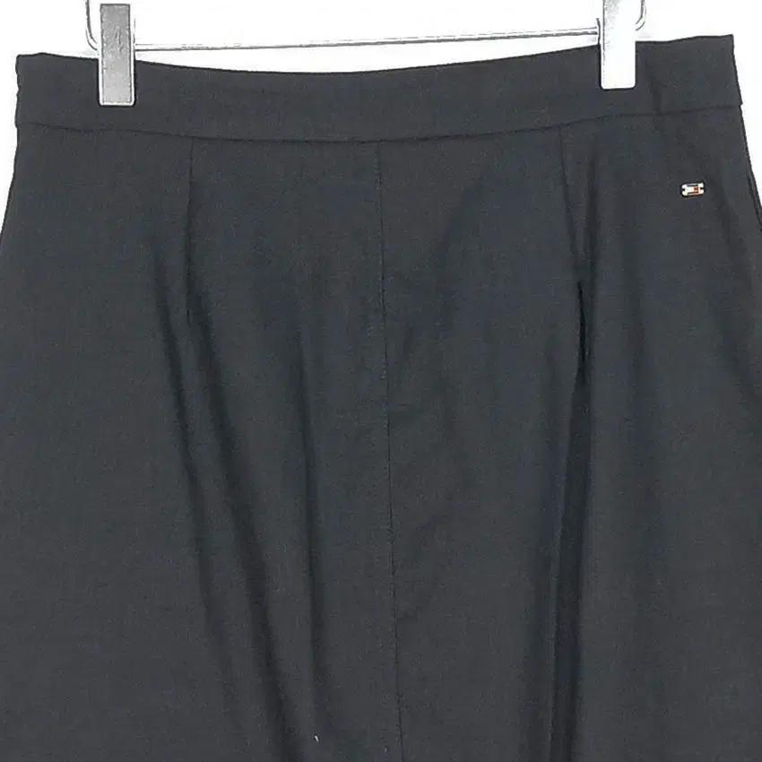 타미힐피거 여성 춘추 버튼장식 린넨 롱스커트 블랙 (HU37007) 4