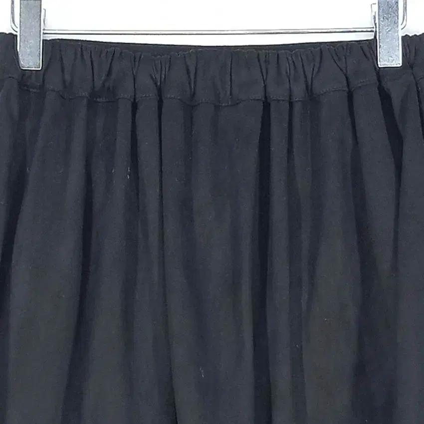 빈티지 여성 춘추 뒷밴딩 스웨이드 미니스커트 블랙S (HU37001) 4