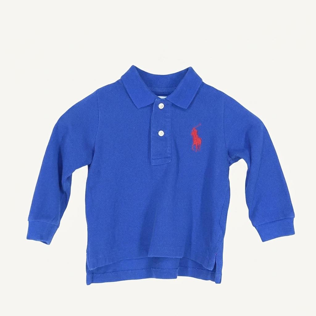 랄프로렌 유아동 카라긴팔티 블루12M (HU36953) 1