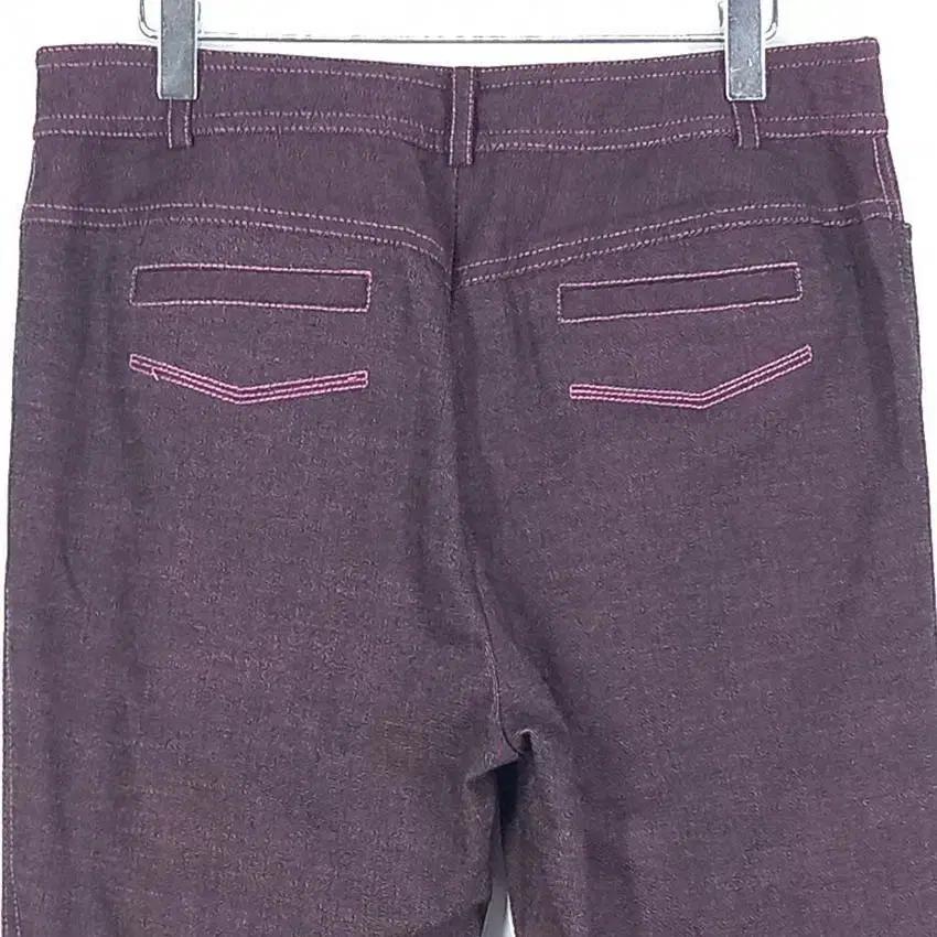 이뎀 여성 세미부츠컷 약스판 데님팬츠 바이올렛 (HU36844) 4