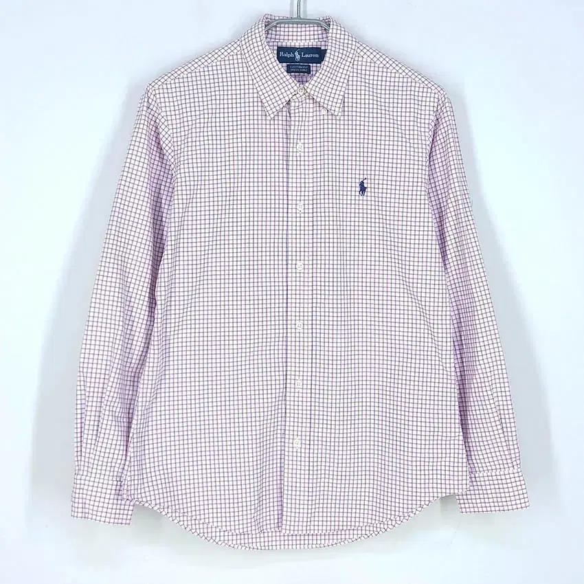 랄프로렌 남성 커스텀핏 체크 긴팔셔츠 핑크 (HU36762) 2