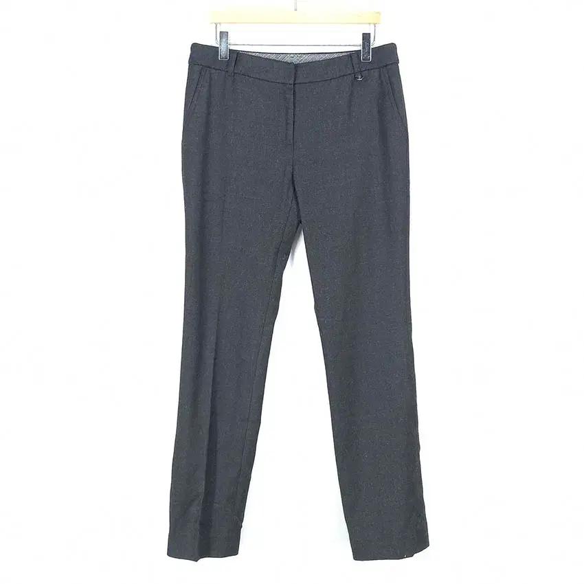 헤지스 여성 슬림핏 약스판 간절기 모직슬랙스 챠콜 (HU36644) 2