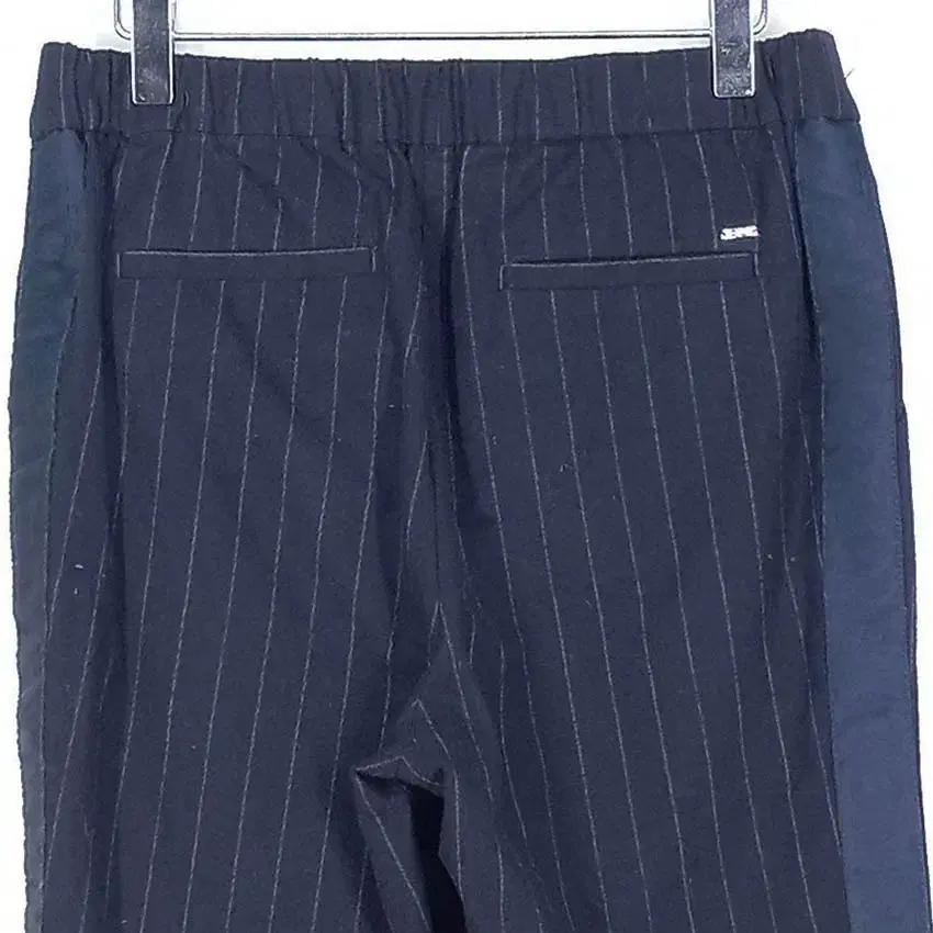 타미진 여성 뒷밴딩 춘추 팬츠 네이비 (HU36560) 4