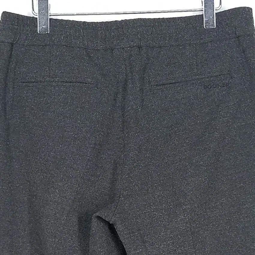 보그너 여성 약스판 밴딩 7부 모직팬츠 그레이 (HU36555) 4