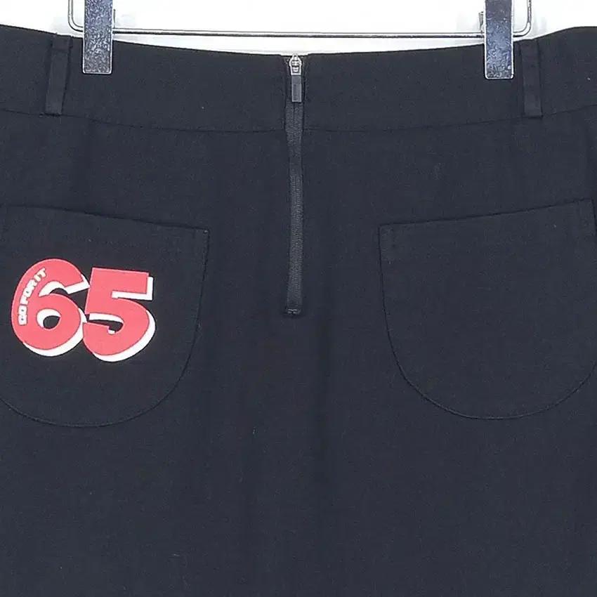 파사디 레이온혼방 사방스판 춘추 치마바지 블랙 (HU36535) 4