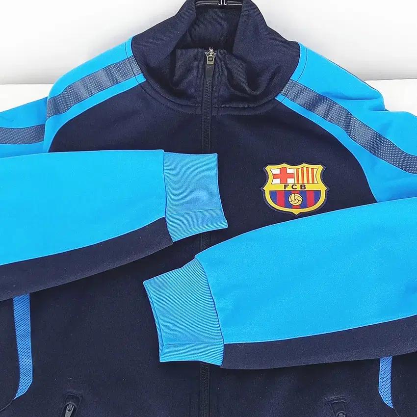 나이키 남성 FCB 배색 트랙탑 져지 네이비95 (HU36448) 4