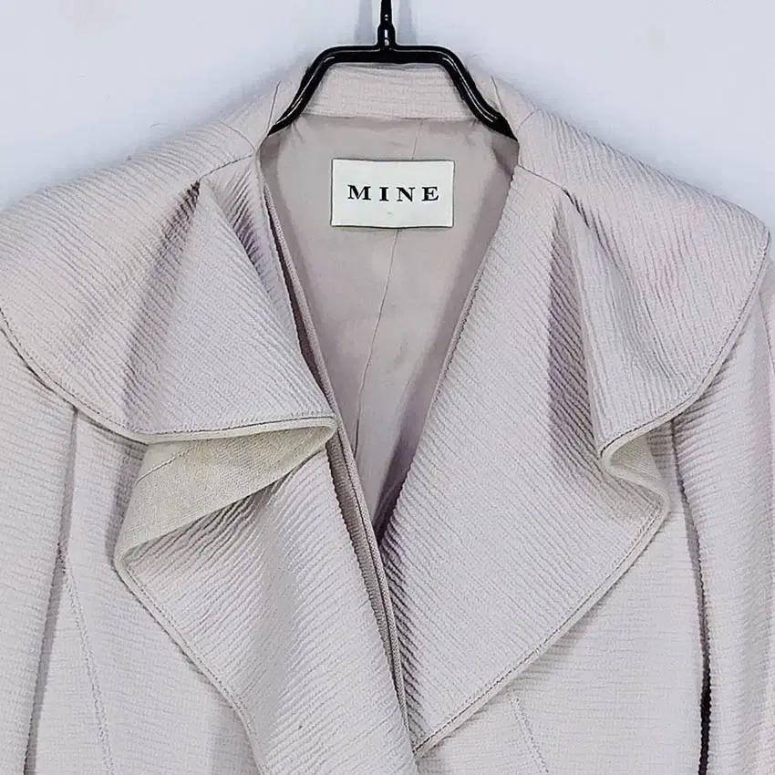 마인 여성 빅카라 추동 모혼방 자켓 연핑크76 (HU35020) 4