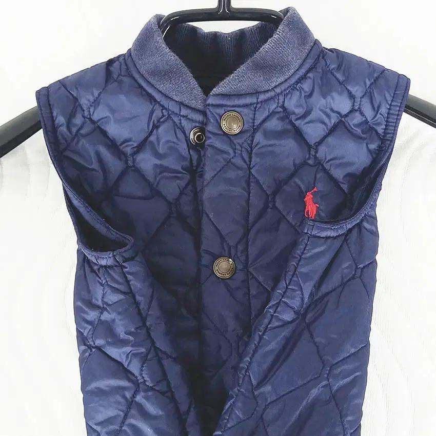 랄프로렌 유아동 민소매 누빔자켓 네이비18M (HU36416) 4