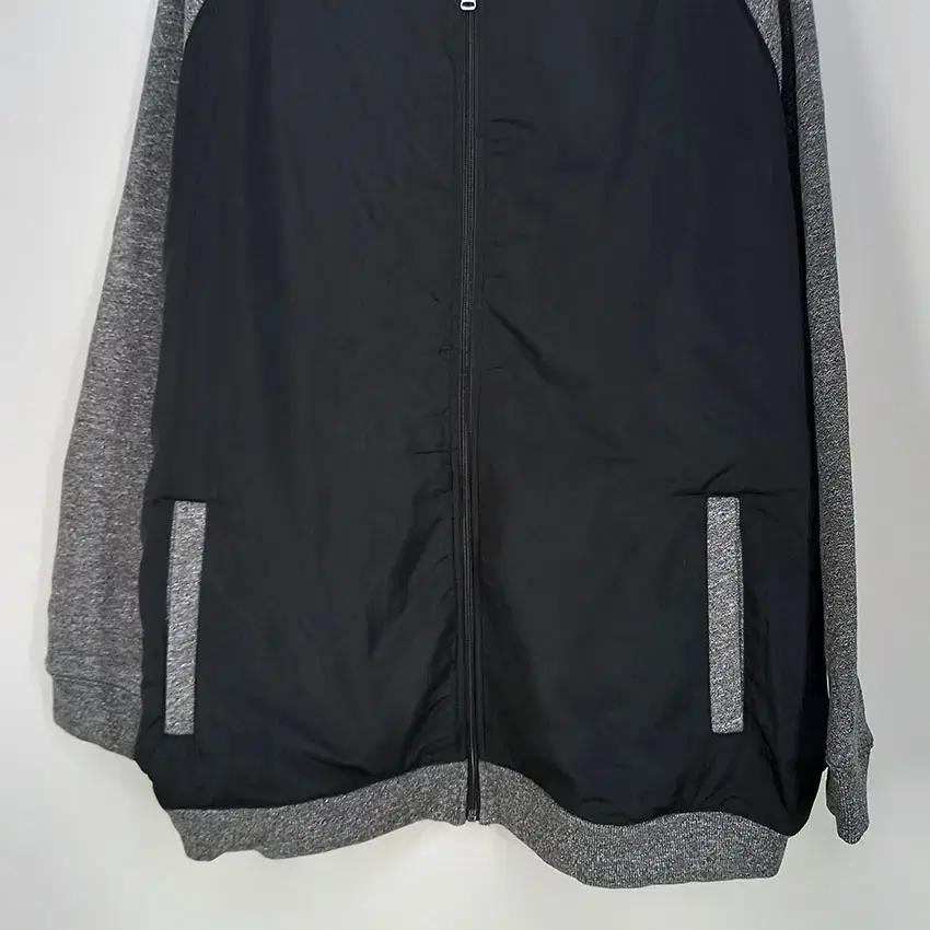 빈티지 남성 방풍 니트집업자켓 블랙 그레이 2XL (HU10734) 5