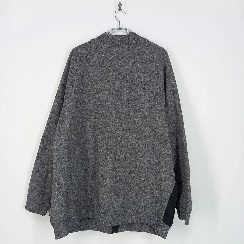 빈티지 남성 방풍 니트집업자켓 블랙 그레이 2XL (HU10734) 3