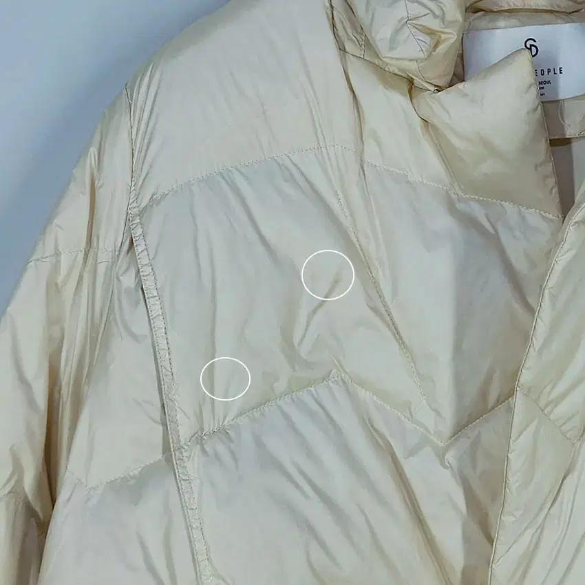 스테이피플 여 자석버튼 가벼운 덕다운패딩 베이지F (HU35980) 9