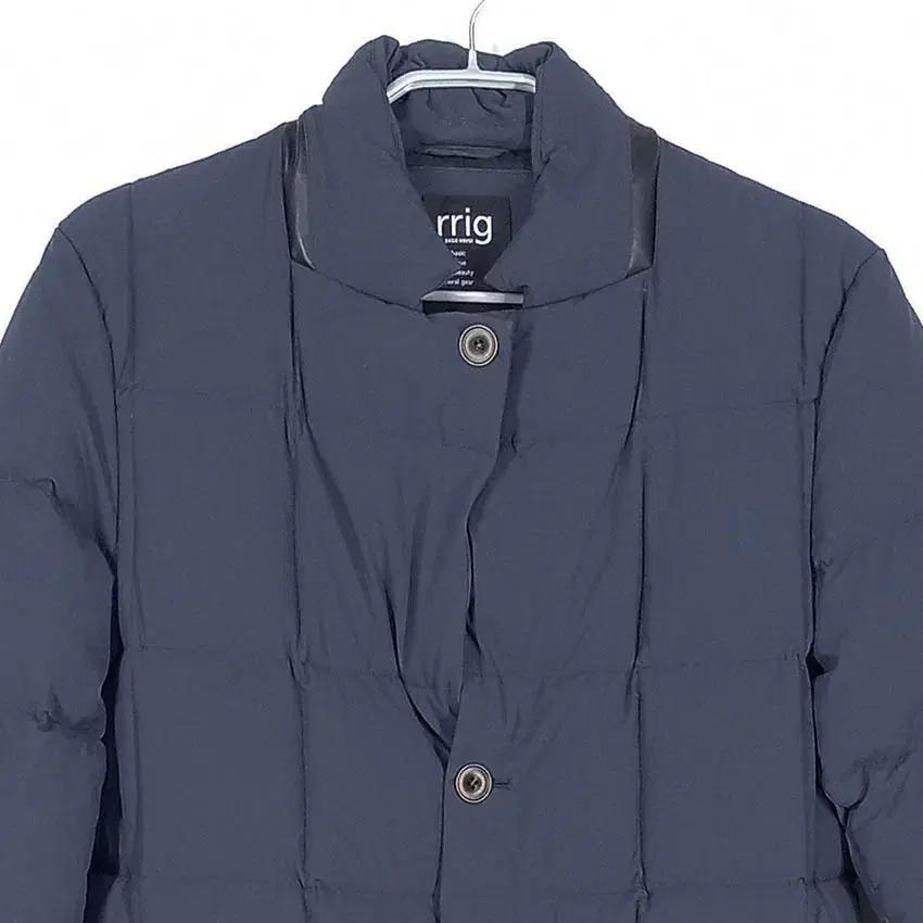 rrig 남성 덕다운 와플 하프패딩 톤다운네이비 (HU35951) 4