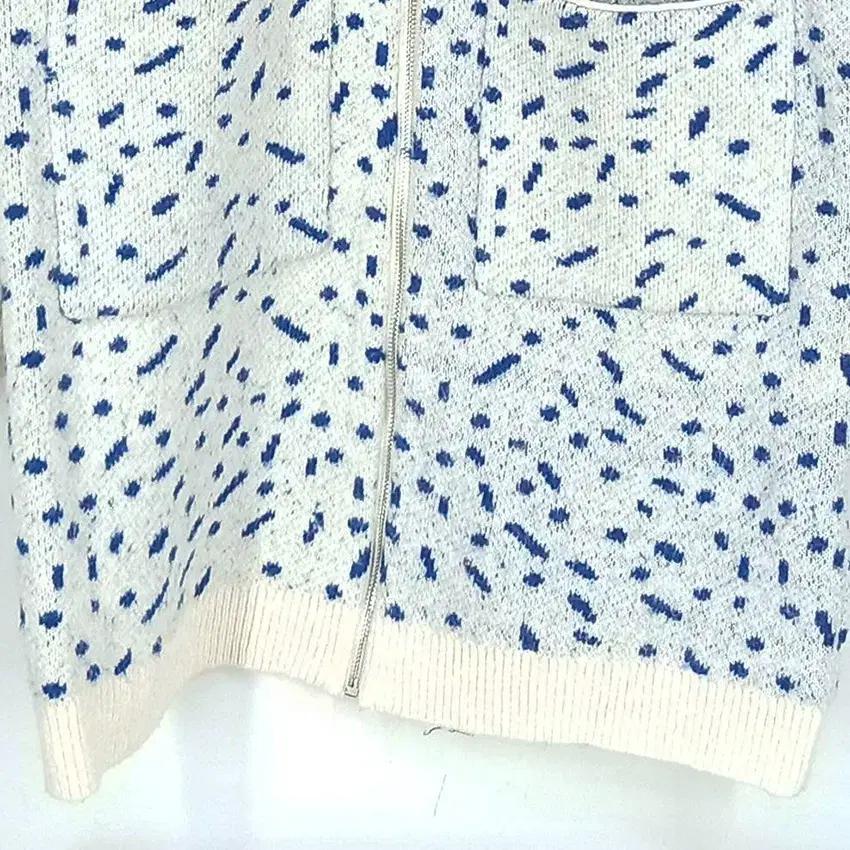 쥬시쥬디 여성 프린팅 롱 니트집업자켓 아이보리85 (HU35857) 5