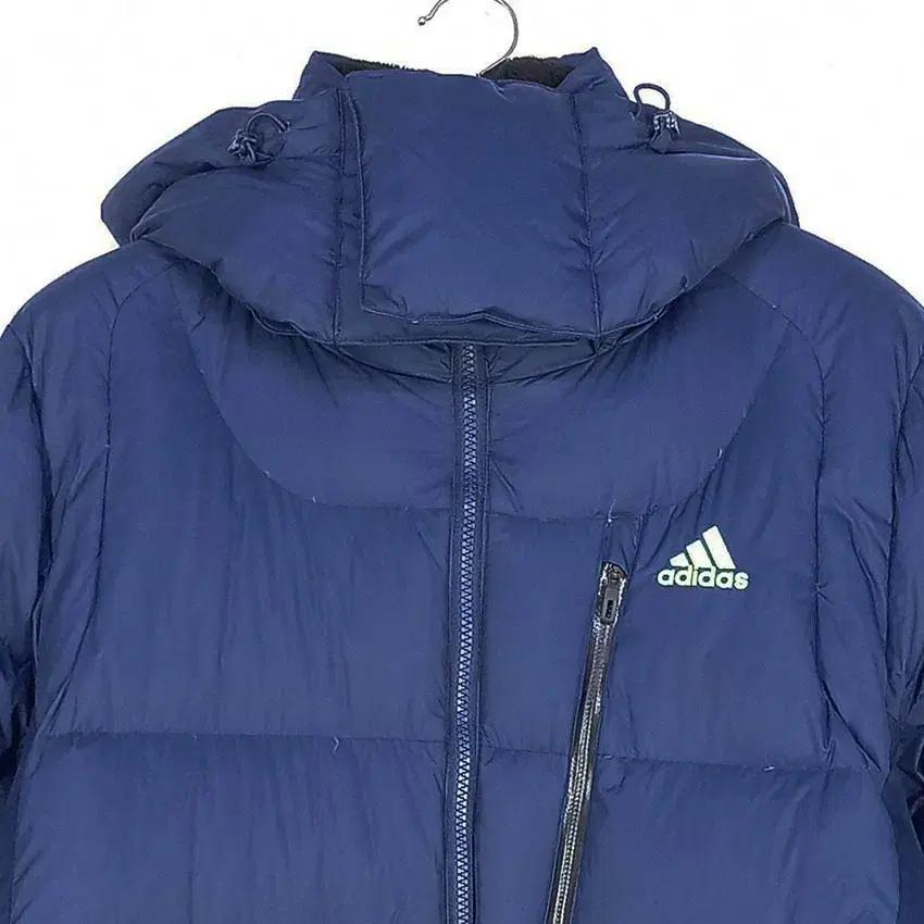 아디다스 남성 후드탈부착 모션 덕다운 패딩 블루XL (HU35798) 4