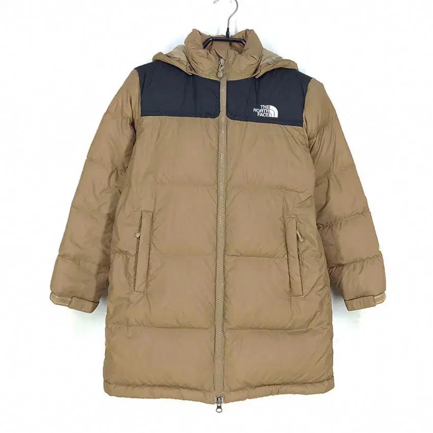 노스페이스 아동 후드탈부착 구스패딩 브라운120 (HU35734) 2