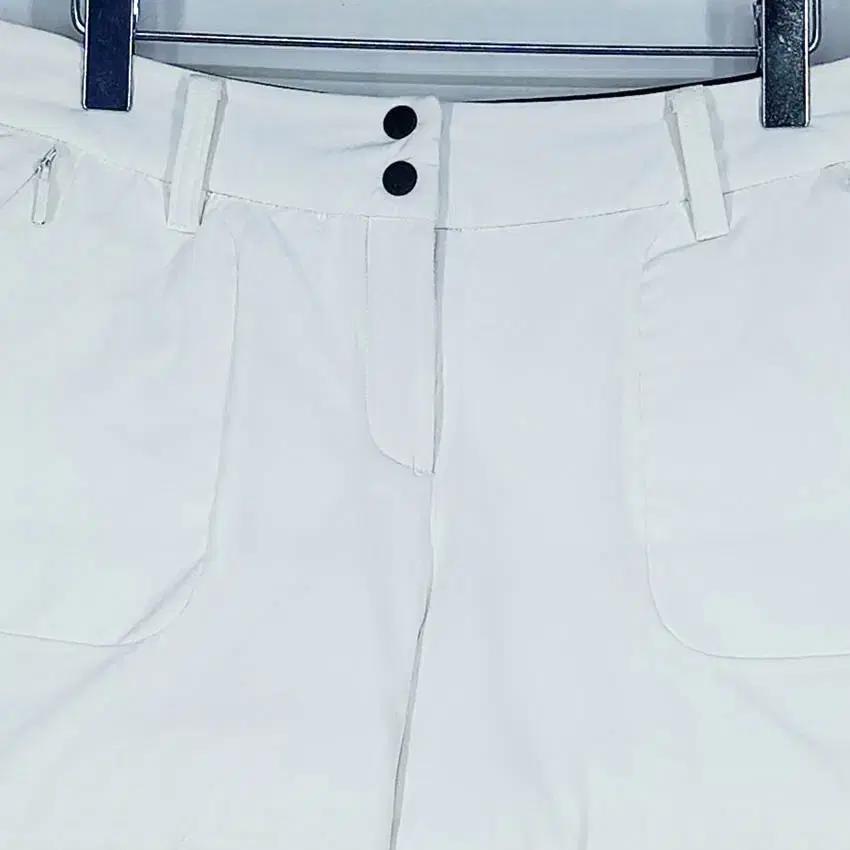 23구골프 여 뒷밴딩 구스다운 미니팬츠 아이보리67 (HU35645) 4