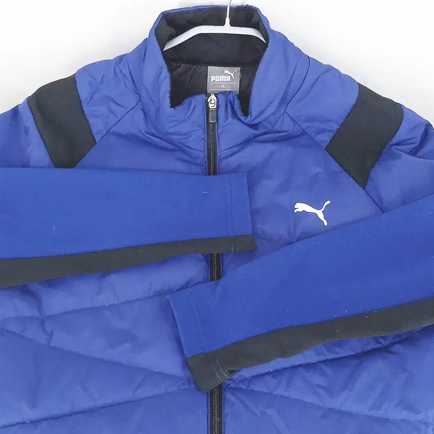 푸마 남성 경량덕다운패딩 집업자켓 블루105 (HU35641) 6